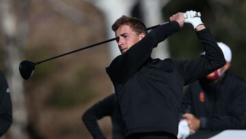 El golfista español David Puig, durante una competición de golf con los Sun Devils, el equipo de la Universidad de Arizona State.
