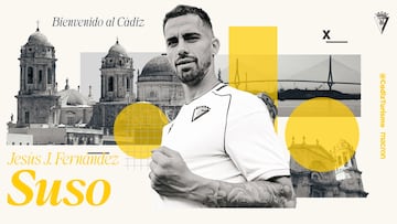Suso Fernández presentado como nuevo jugador del Cádiz CF.