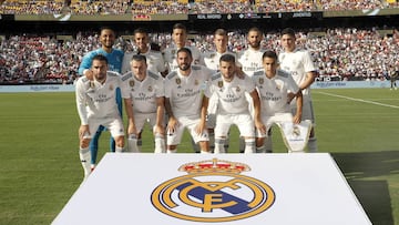 El once del Real Madrid ante la Juventus.