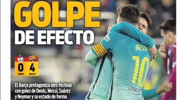Portada del Diario Sport del d&iacute;a 23 de enero de 2017.