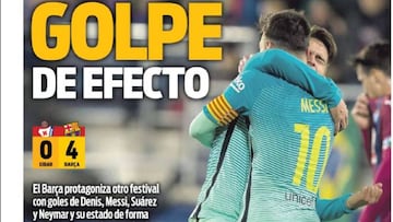 Portada del Diario Sport del día 23 de enero de 2017.