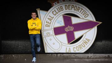 09/03/2022 DEPORTIVO DE LA CORU&Ntilde;A. ENTREVISTA ALEX BERGANTI&Ntilde;OS