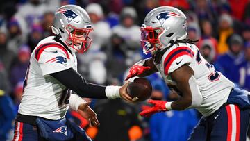 The New England Patriots lead the AFC after beating the Buffalo Bills in Orchard Park on Monday Night. The Pats ran for over 200 yards in the win.