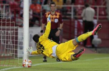 El portero del Sevilla Sergio Rico.