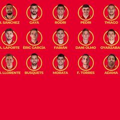 Ramos se queda sin Euro; van Sarabia, Laporte y Azpilicueta