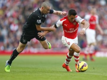 Alexis Sánchez convirtió dos goles en el triunfo ante el Burnley. 