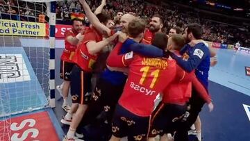 Resumen del Espa?a vs. Dinamarca del Europeo de Balonmano