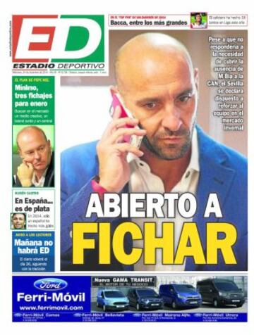 Portadas de la prensa deportiva