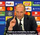 Allegri: "El Villarreal se encerró, quería llegar a la prórroga"