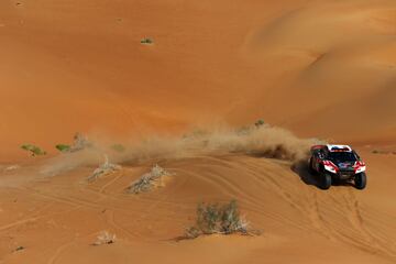Mathieu Serradori y Loic Minaudier de Century Racing durante la etapa número 11 del Rally Dakar 2023. 