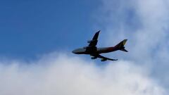 A Boeing 747 of Asiana Cargo takes off from San Francisco International Airport (SFO) on August 1, 2020 in San Francisco, California. - Boeing has announced that production of the iconic 747 will come to an end in 2022 as dwindling customer demand due to 
