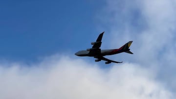 A Boeing 747 of Asiana Cargo takes off from San Francisco International Airport (SFO) on August 1, 2020 in San Francisco, California. - Boeing has announced that production of the iconic 747 will come to an end in 2022 as dwindling customer demand due to 