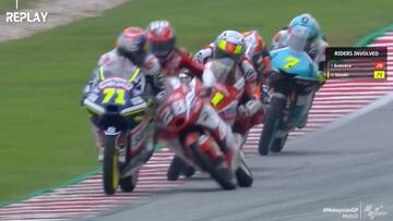 Moto3 2022: resultados y clasificaci¨®n del GP de Malasia