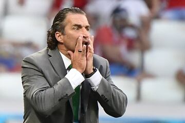 Juan Antonio Pizzi entrenador de la selección de Arabia Saudí.