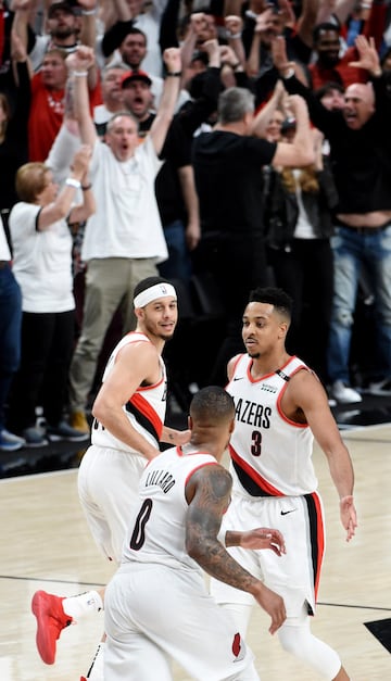 Portland Trail Blazers vencieron a Oklahoma City Thunder en los Playoffs de la NBA