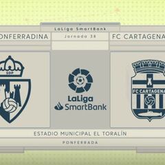 Resumen y goles del SD Ponferradina vs. Cartagena