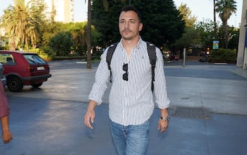 Alfonso Herrero, a su llegada a La Rosaleda.