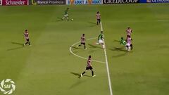 La agresión de Gonzalo Jara que permitió un gol de San Martín