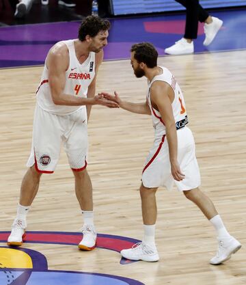 Pau GasoL y Sergio Rodríguez.