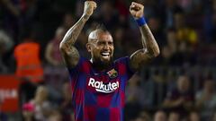 Vidal se luce en Barcelona: anotó un gol y se retiró ovacionado