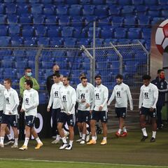 Las imágenes del entrenamiento de la Selección en Basilea