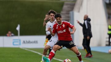 José Ruiz, ante el Real Madrid Castilla.
