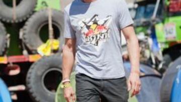 <b>NO SE RINDE. </b>Marc Coma sabe que el triunfo está difícil pero seguirá buscándolo hoy.