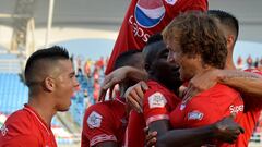 Fernando Aristeguieta del Am&eacute;rica de Cali habl&oacute; de su triplete ante Independiente Medell&iacute;n