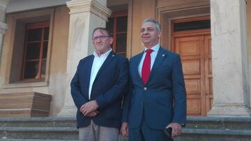 Francisco Rubio saluda al nuevo presidente Moisés Israel Garzón