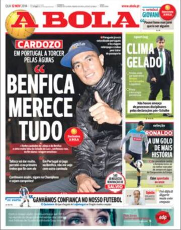 Portadas de la prensa deportiva