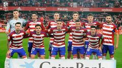 Once del Granada contra el Levante.