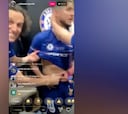 Muchos no lo creerán: David Luiz pone en evidencia a Hazard en pleno directo