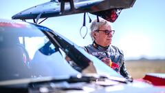 Carlos Sainz (ESP) from Team Audi Sport is seen at the start line of stage 03 of Rally Dakar 2024 from Al Duwadimi to Al Salamiya, Saudi Arabia on January 08, 2024 // Marcelo Maragni / Red Bull Content Pool // SI202401080380 // Usage for editorial use only // 