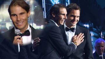 Nadal presenta a Federer por la Laver Cup y Suiza se pone de pie