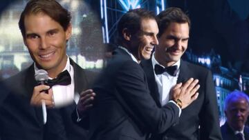 Nadal presenta a Federer por la Laver Cup y Suiza se pone de pie