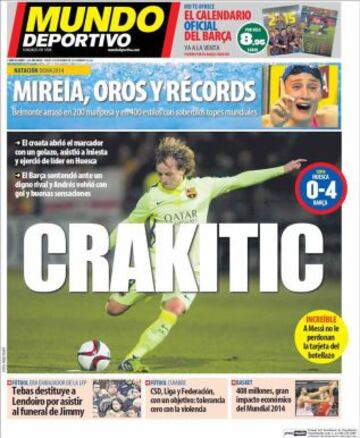 Portadas de la prensa deportiva