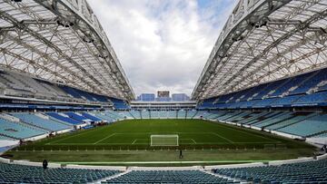 Vista general del Estadio Ol&iacute;mpico de Sochi, Rusia. 