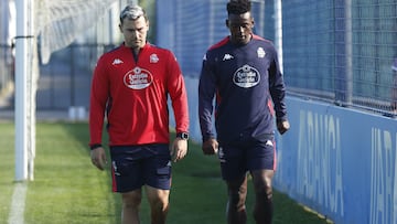 Bouldini es duda para la visita del Deportivo a Albacete.