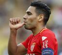 Doblete y asistencia de Falcao en el triunfo del Mónaco