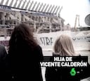 Hija y nietos de Vicente Calderon en el estadio: Emotivo encuentro