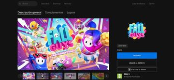 Fall Guys en Epic Games Store.