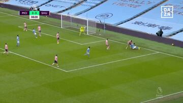 De estar sentado de culo a hacer la jugada del partido: Ferran dando así la victoria al City