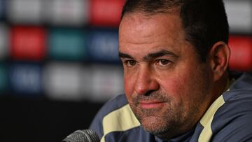 Andre Soares Jardine head coach during the press conference America team prior to game Los Angeles FC as part of Play-In to 2026 FIFA Club World Cup, at BMO Stadium on May 30, 2025 in Los Angeles, California, United States.
