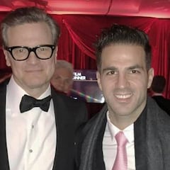 El encuentro de Cesc Fábregas con Colin Firth