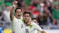 Chicharito y H&eacute;ctor Herrera con Selecci&oacute;n Mexicana