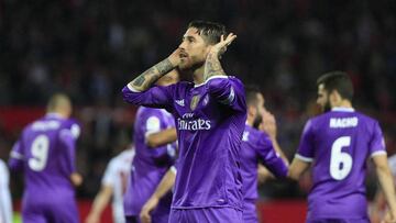 Ramos y su gesto en el Pizjuán