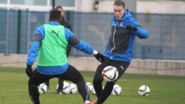 Clerc en un entrenamiento