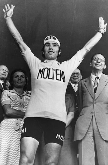 'El Caníbal' consiguió 4 Tour de Francia seguidos (1969 - 1972) además del conseguido dos años después del último en el año 1974.