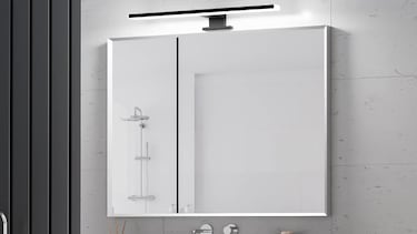Ilumina tu baño con esta luz para espejos brillante y fácil de instalar
