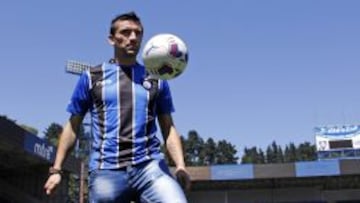 Héctor Mancilla presentado en Huachipato. Firmó por tres años.